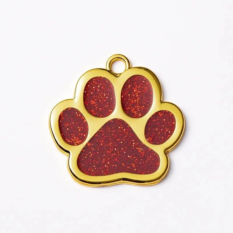 Custom Engraved Stylish Pet ID Tag - Poochi Paws