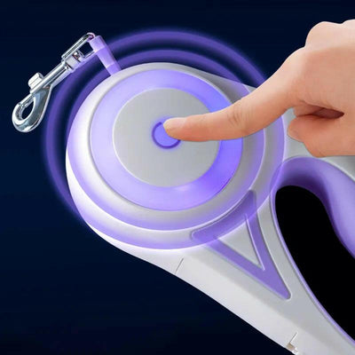 Illuminated Retractable Dog Leash