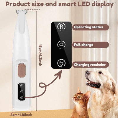 LED Pet Paw Trimmer