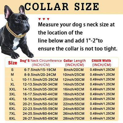 Diamond Cuban Pet Collar - Poochi Paws