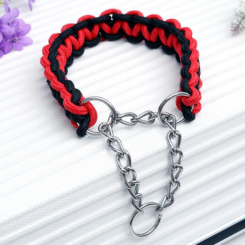 Durable Nylon Dog Collar Leash Set - Poochi Paws