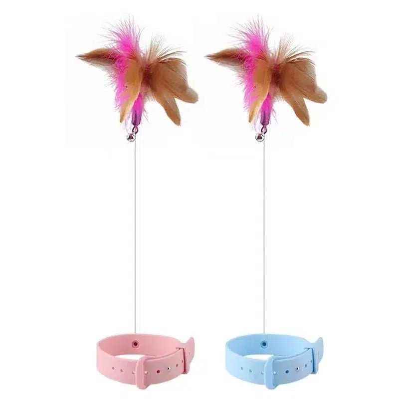 Feather Cat Teaser Wand - Poochi Paws