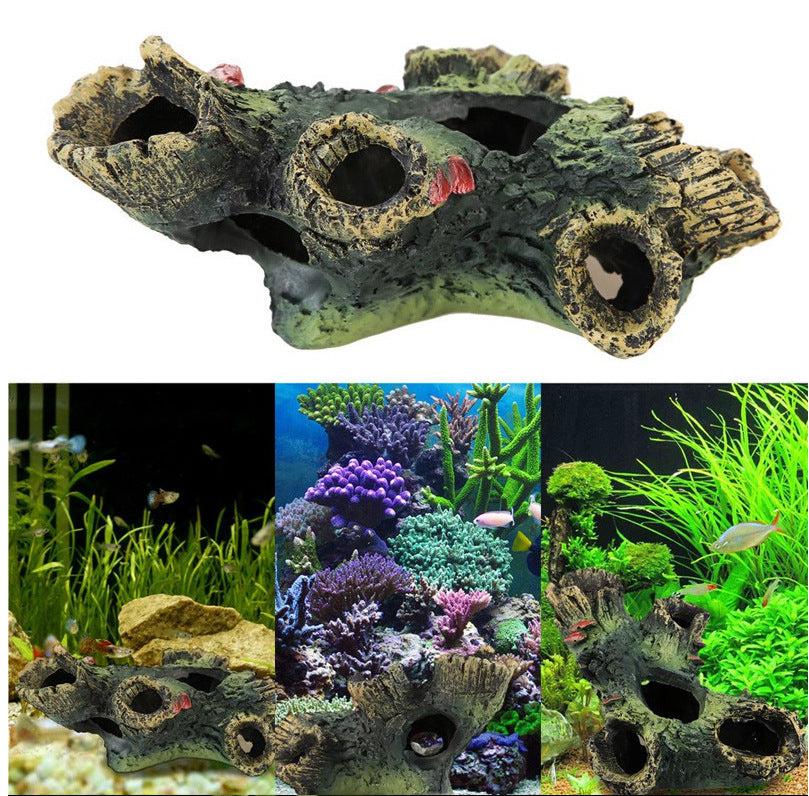 Fish tank landscaping decoration - Poochi Paws