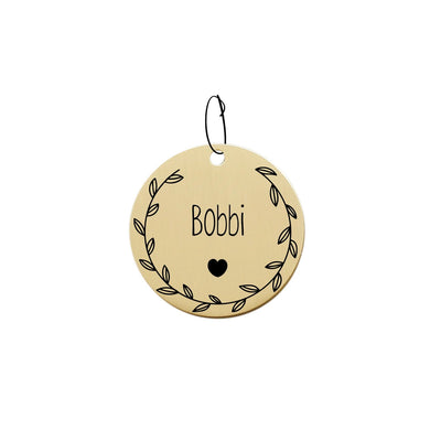 Floral Custom Pet ID Tag - Poochi Paws