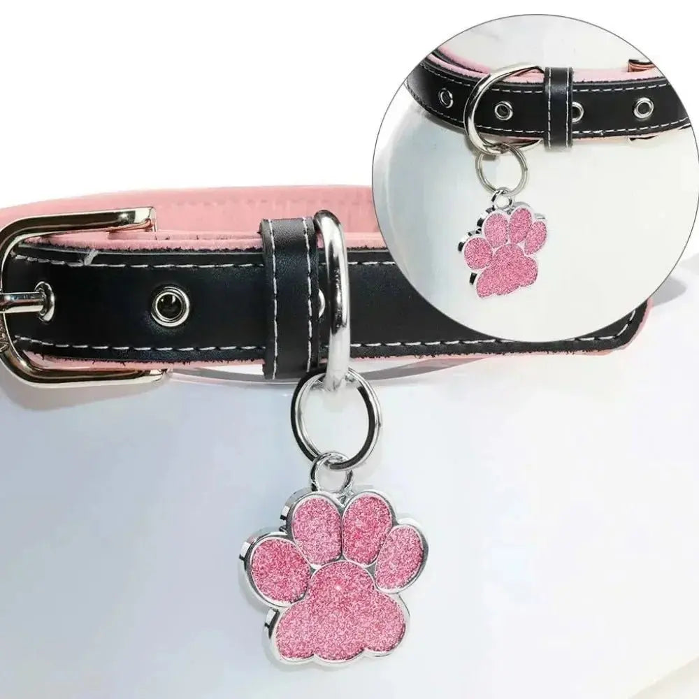 Glitter Paw Pet ID Tag - Poochi Paws