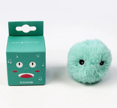 Interactive Catnip Squeak Ball - Poochi Paws