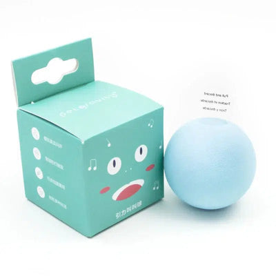 Interactive Catnip Squeak Ball - Poochi Paws