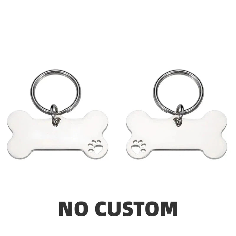 Personalized Bone Dog Collar Tag - Poochi Paws