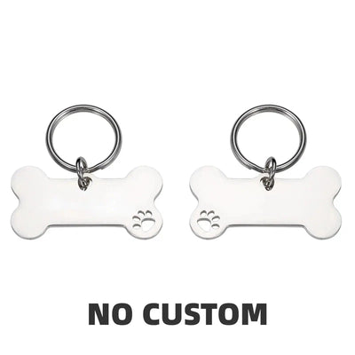 Personalized Bone Dog Collar Tag - Poochi Paws