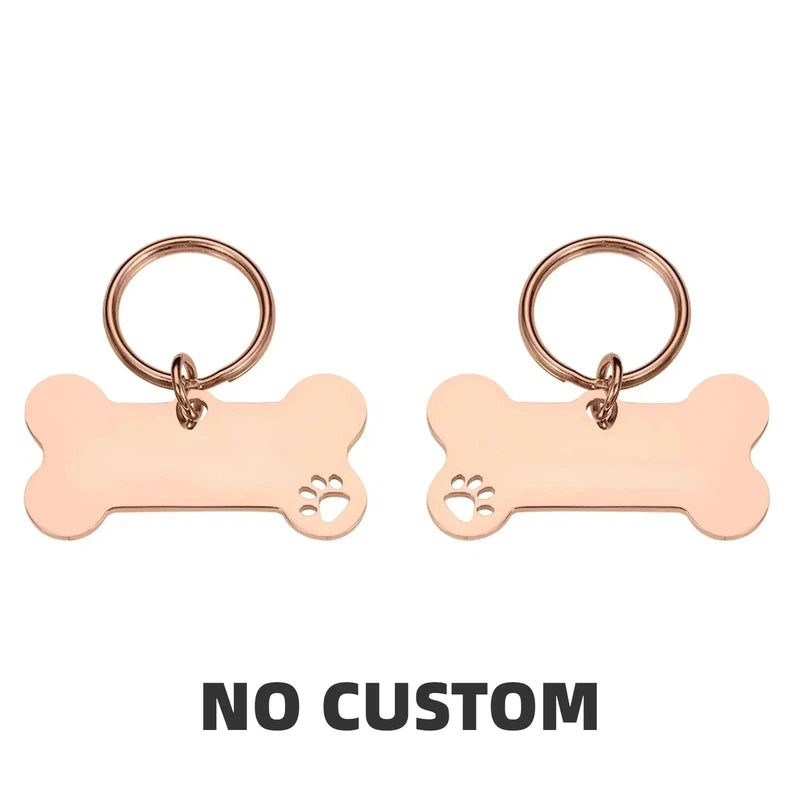 Personalized Bone Dog Collar Tag - Poochi Paws