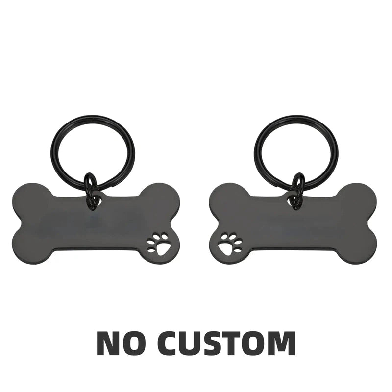 Personalized Bone Dog Collar Tag - Poochi Paws