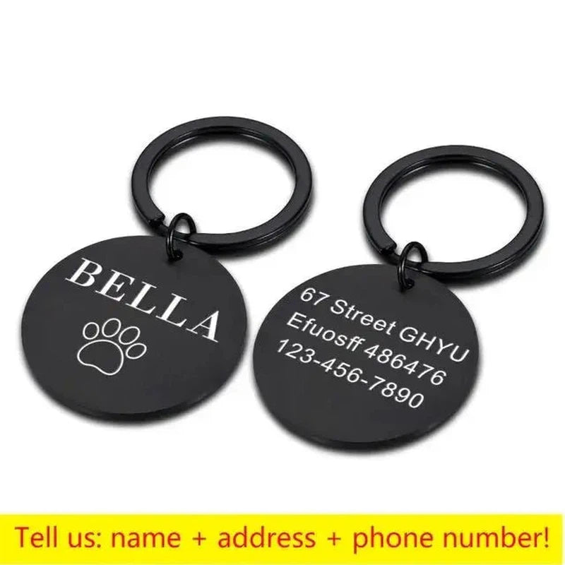 Personalized Paw Print ID Tag - Poochi Paws