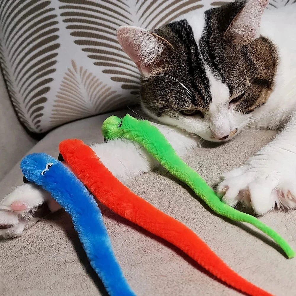 Plush Cat Toy Replacement Worms - Poochi Paws