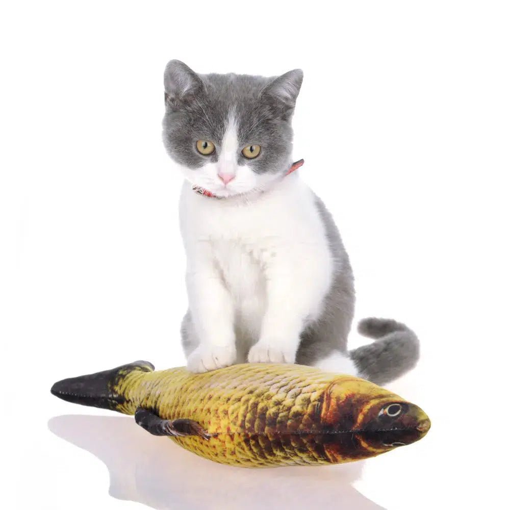 Plush Fish Cat Toy - Poochi Paws