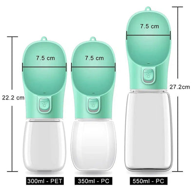 Portable Leakproof Pet Water Bottle - Poochi Paws