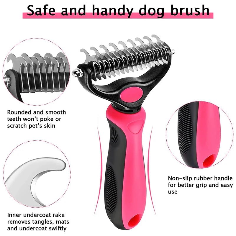 Professional Dog Deshedding Brush - Poochi Paws