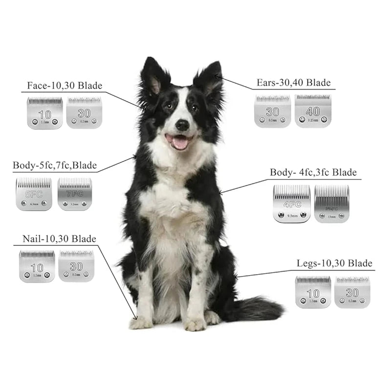 Professional Pet Clipper Blades - Poochi Paws