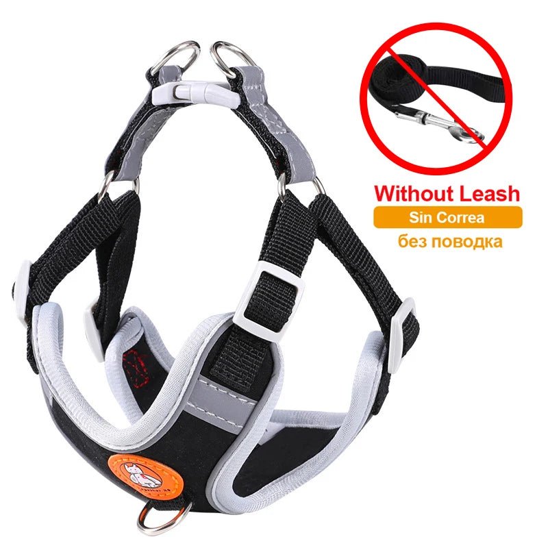 Reflective No - Pull Dog Harness Set - Poochi Paws