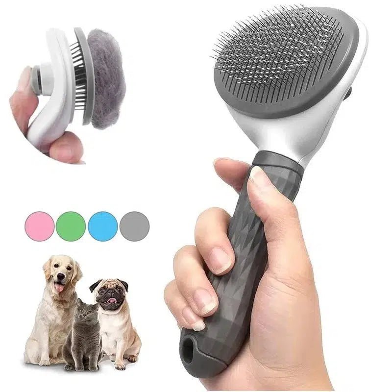 Self - Cleaning Pet Hair Brush - Poochi Paws