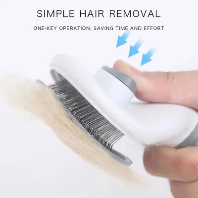 Self - Cleaning Pet Hair Brush - Poochi Paws