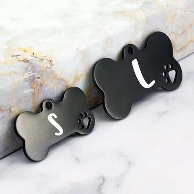 Shiny Steel Pet ID Tag - Poochi Paws