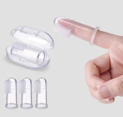 Silicone Pet Finger Toothbrush - Poochi Paws