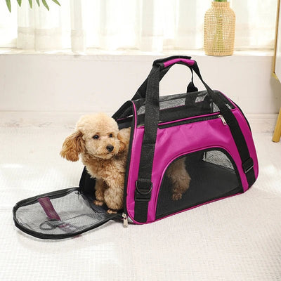 Soft - Sided Pet Travel Carrier - Poochi Paws