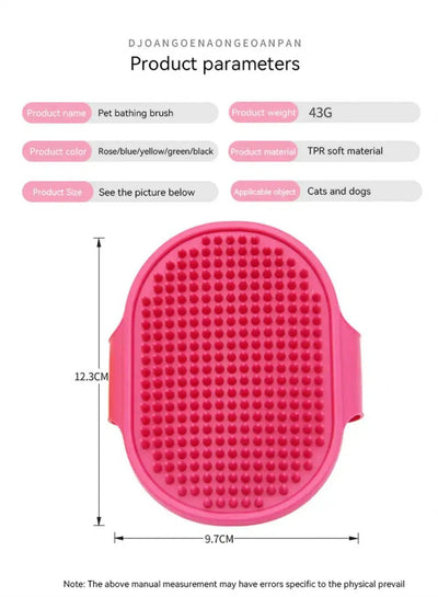 Soft Silicone Pet Brush - Poochi Paws