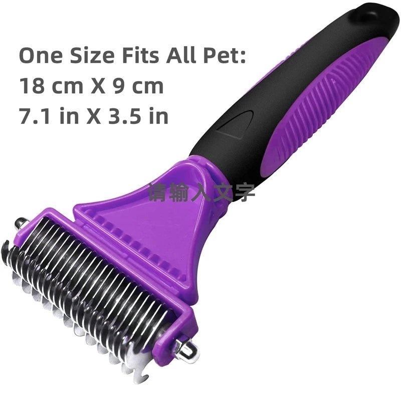 Stainless Steel Pet Grooming Brush - Poochi Paws