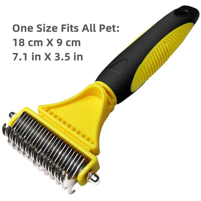 Stainless Steel Pet Grooming Brush - Poochi Paws