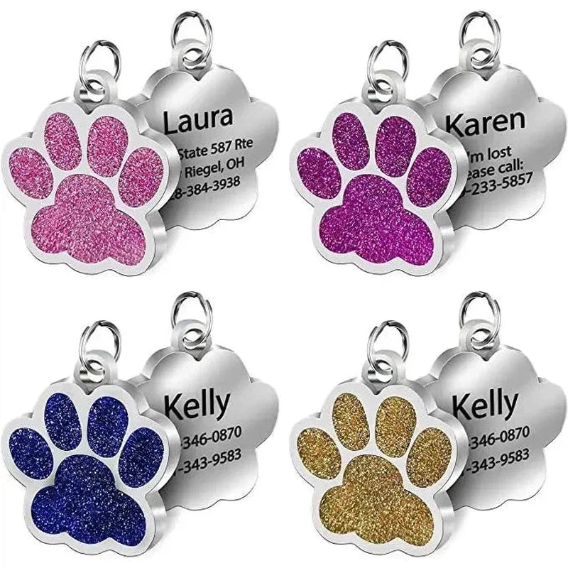 Stainless Steel Pet ID Tag - Poochi Paws