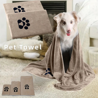 Super Absorbent Pet Towel - Poochi Paws