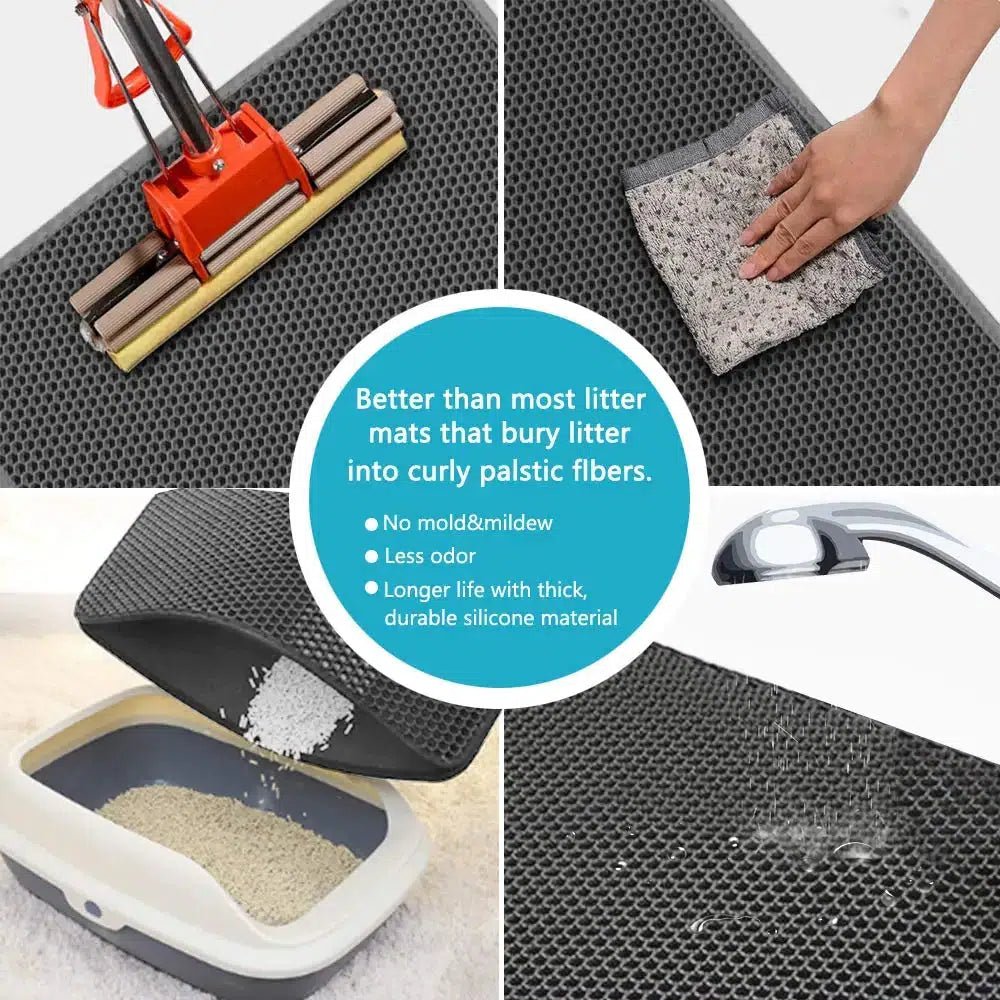 Waterproof Cat Litter Mat - Poochi Paws