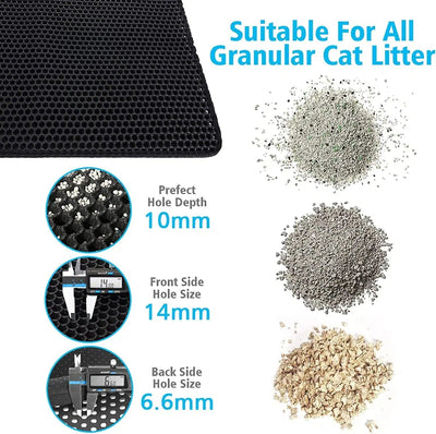 Waterproof Cat Litter Mat - Poochi Paws